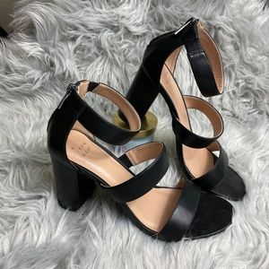 A New Day Chunky Heeled Sandals, size 10